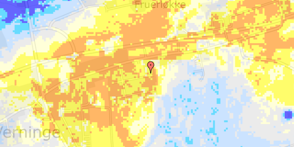 Ekstrem regn på Elmevej 8