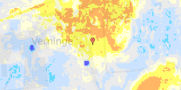 Ekstrem regn på Hindsløkken 38