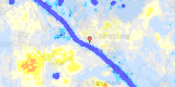 Ekstrem regn på Krengerupvej 61