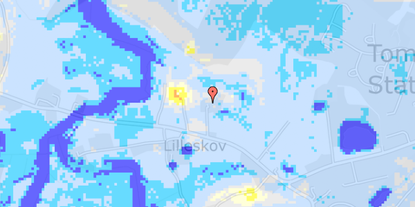 Ekstrem regn på Lilleskovvej 79