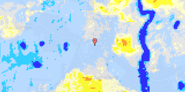 Ekstrem regn på Møllebakken 5