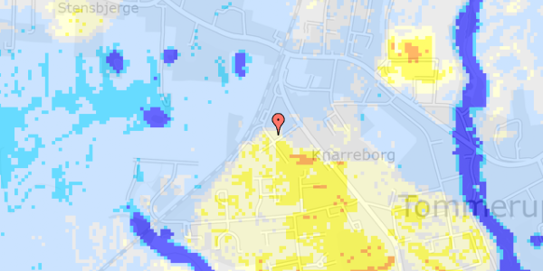 Ekstrem regn på Møller Eriksensvej 3K