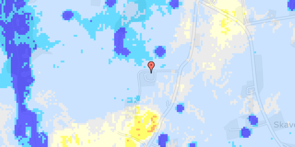 Ekstrem regn på Nørremarksvej 58