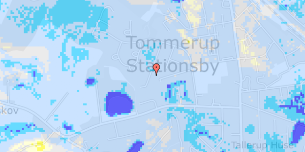 Ekstrem regn på Teglbakken 72