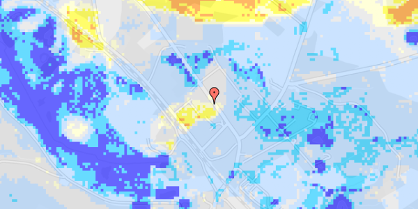 Ekstrem regn på Vissenbjergvej 14