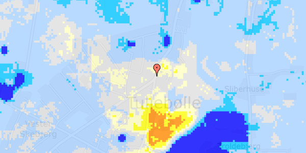 Ekstrem regn på Bygaden 71