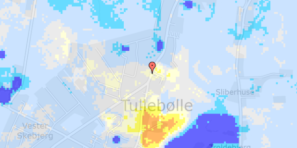 Ekstrem regn på Bygaden 73