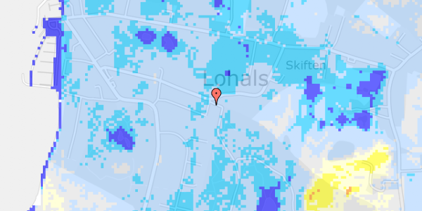 Ekstrem regn på Fredensvej 30