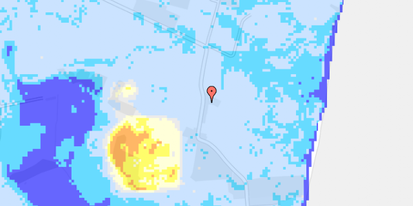 Ekstrem regn på Hesselbjergvej 13