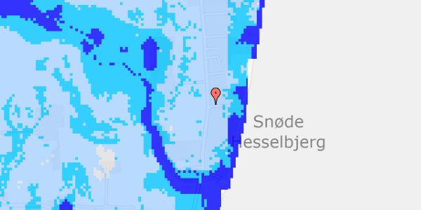 Ekstrem regn på Hesselbjergvej 65