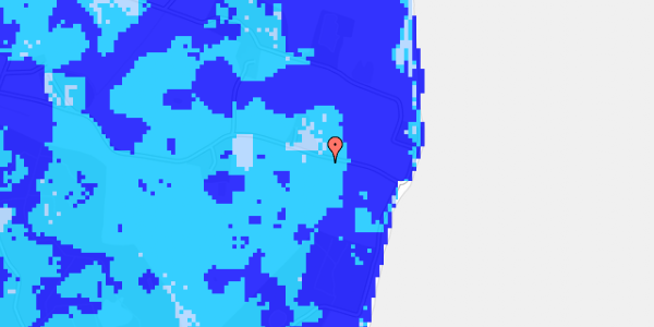 Ekstrem regn på Hou Fyrvej 8