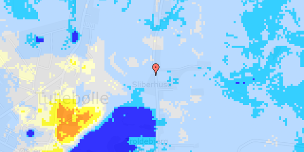 Ekstrem regn på Løkkebyvej 8