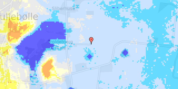 Ekstrem regn på Løkkebyvej 43