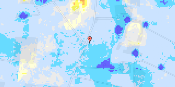 Ekstrem regn på Løkkebyvej 75