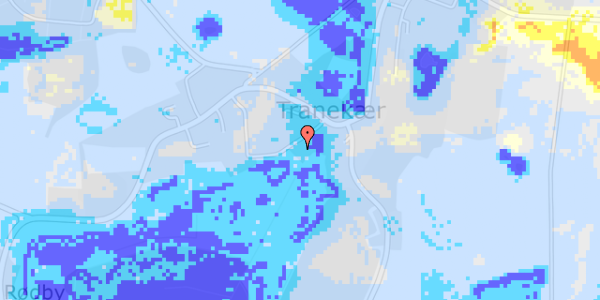 Ekstrem regn på Nygade 18