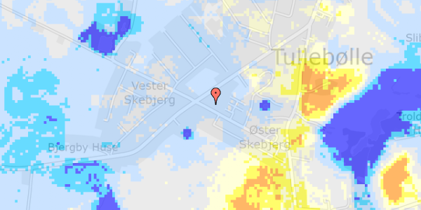 Ekstrem regn på Skebjergvej 3A