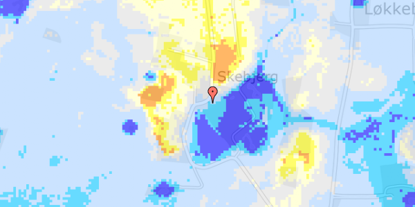 Ekstrem regn på Skebjergvej 29