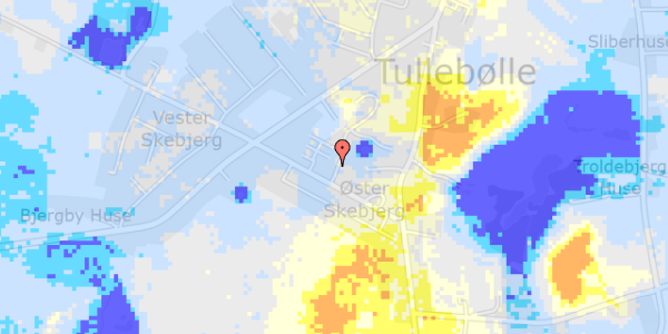 Ekstrem regn på Solskrænten 1