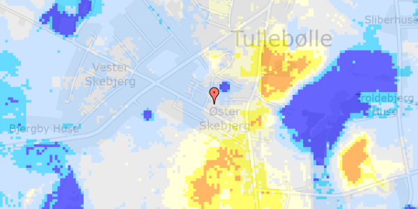 Ekstrem regn på Solskrænten 4