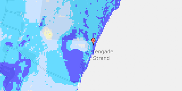 Ekstrem regn på Stengade Strandvej 28