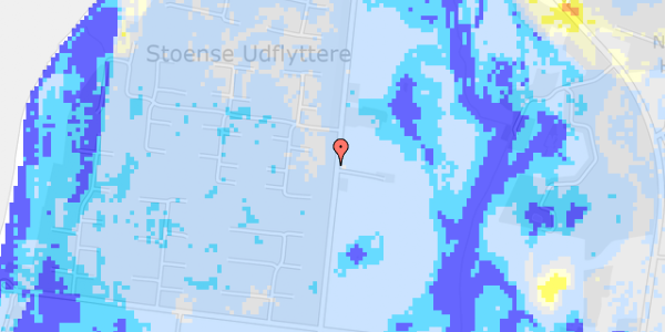 Ekstrem regn på Stoense Udflyttervej 21