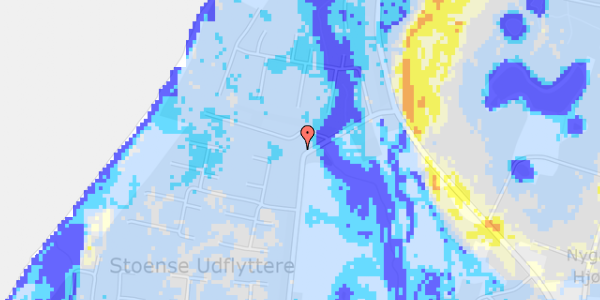 Ekstrem regn på Stoense Udflyttervej 25