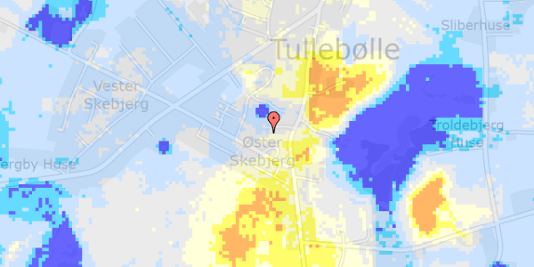 Ekstrem regn på Tullebølle Centret 2, . 202