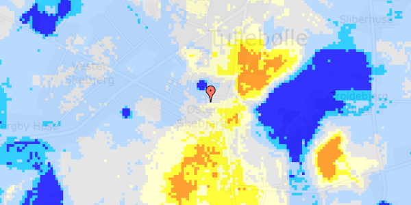 Ekstrem regn på Tullebølle Centret 2, . 216