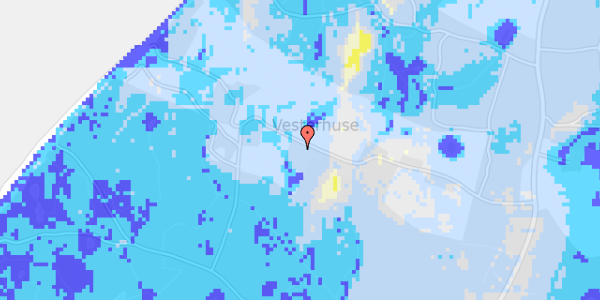 Ekstrem regn på Vesterhusevej 9