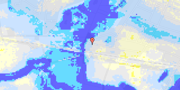 Ekstrem regn på L. Kr. Larsensvej 41