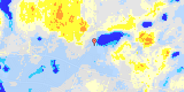 Ekstrem regn på Postkrogen 12