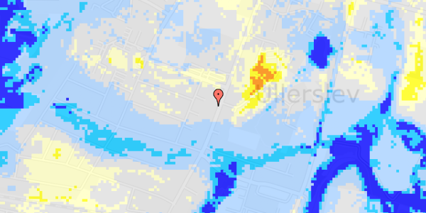 Ekstrem regn på Svendborgvej 20