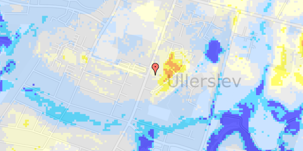 Ekstrem regn på Svendborgvej 25