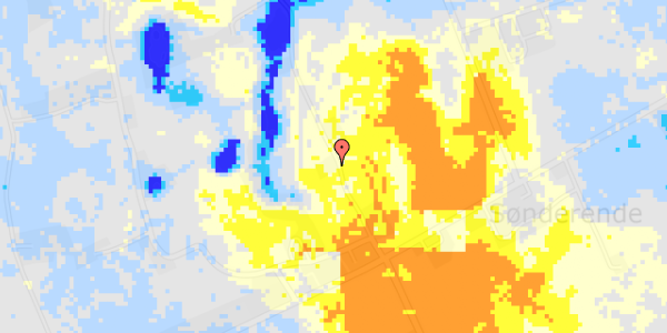 Ekstrem regn på Ved Mosen 6