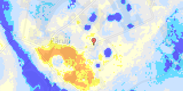 Ekstrem regn på Vendegyden 17