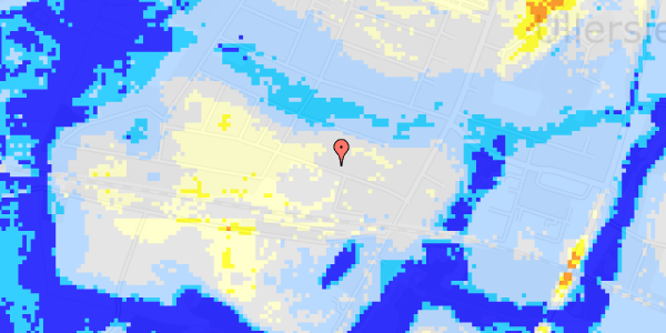 Ekstrem regn på Vestergade 12