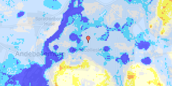 Ekstrem regn på Andebølleskovvej 18