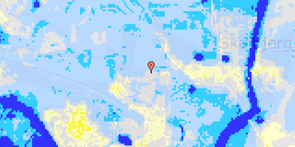 Ekstrem regn på Bellisvej 4A