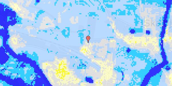 Ekstrem regn på Bellisvej 37