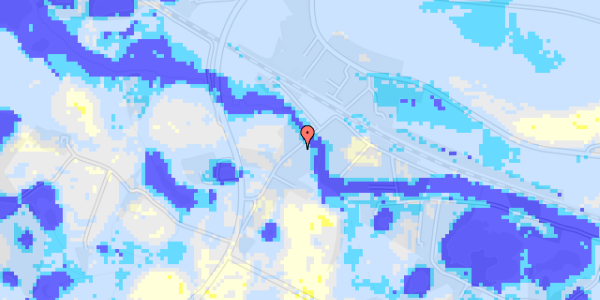 Ekstrem regn på Bredgade 13