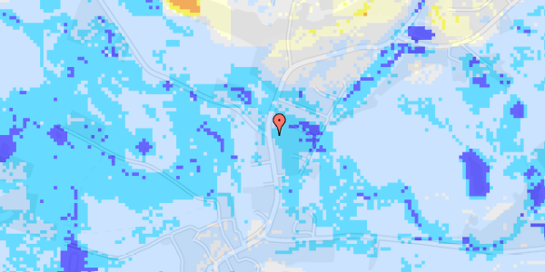 Ekstrem regn på Bredgade 93