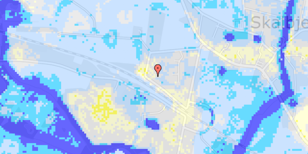 Ekstrem regn på Jernbanegade 17