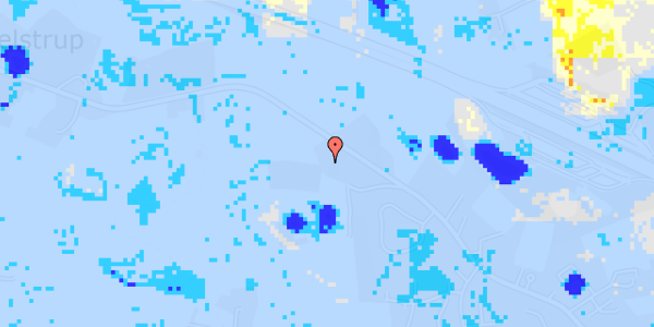 Ekstrem regn på Kelstrupvej 57