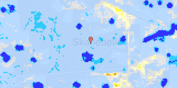 Ekstrem regn på Kelstrupvej 99