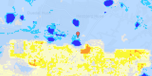 Ekstrem regn på Middelfartvej 1