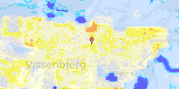 Ekstrem regn på Tranevænget 1