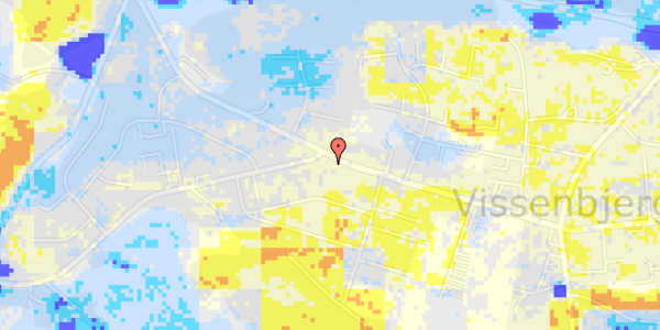 Ekstrem regn på Vestergade 40