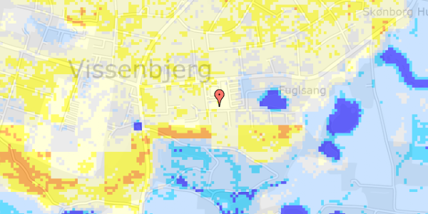 Ekstrem regn på Østergade 11H