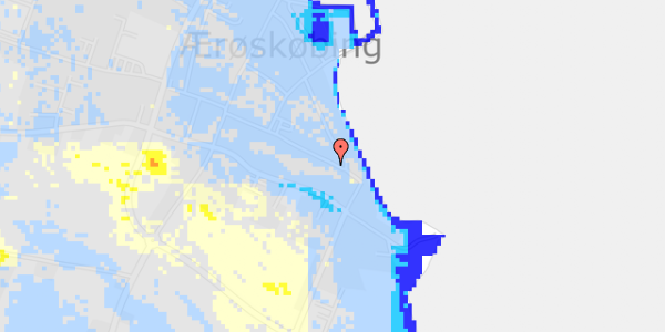 Ekstrem regn på Søndergade 46