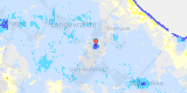 Ekstrem regn på Langevrætte 6